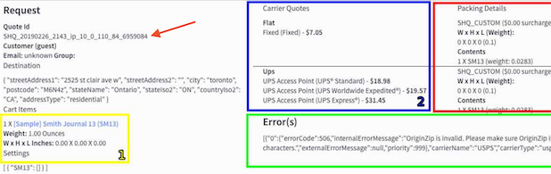 BigCommerce Store Logs