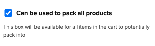 Universal Box Setting