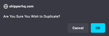 Click OK to confirm the action.