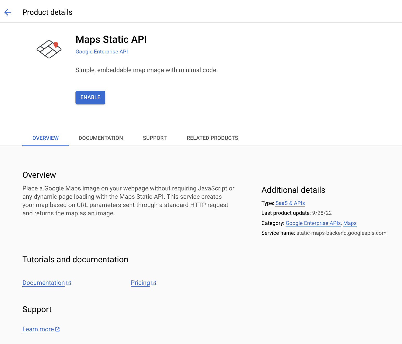 API Options