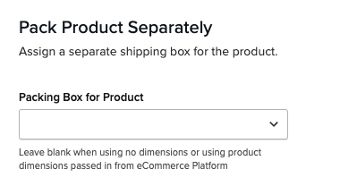 Selecting Separate Box