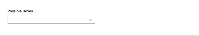 Select Possible Boxes