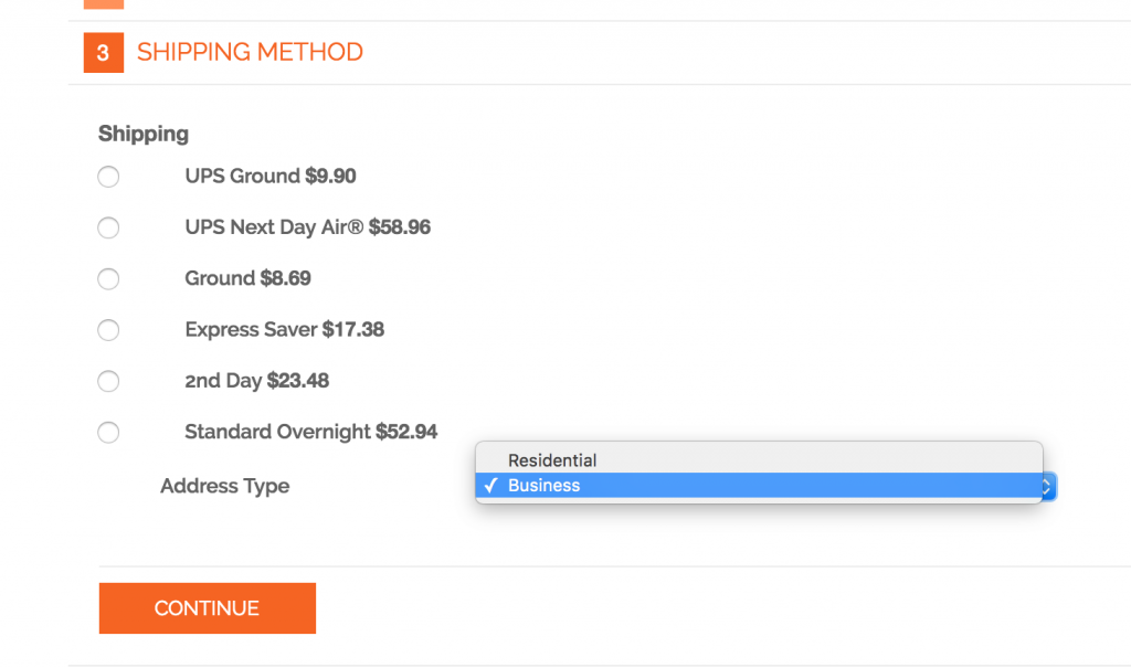Residential Selector