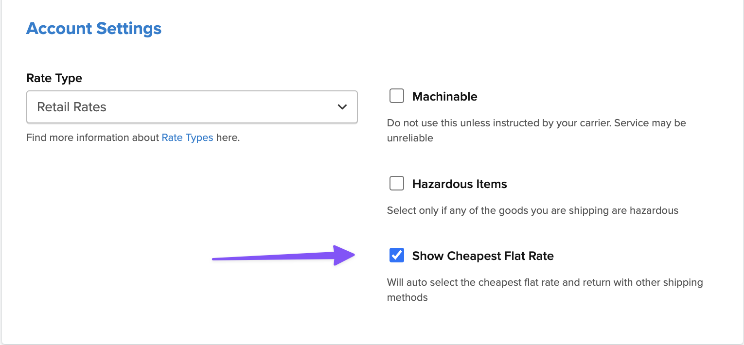 Click here to show cheapest flat rate