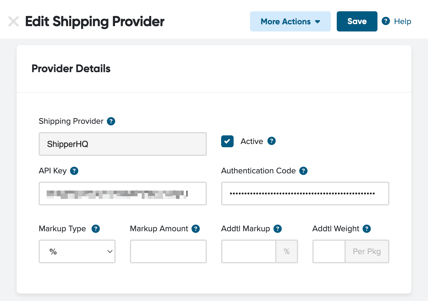 Enter details to connect ShipperHQ to Cart.com storefront.